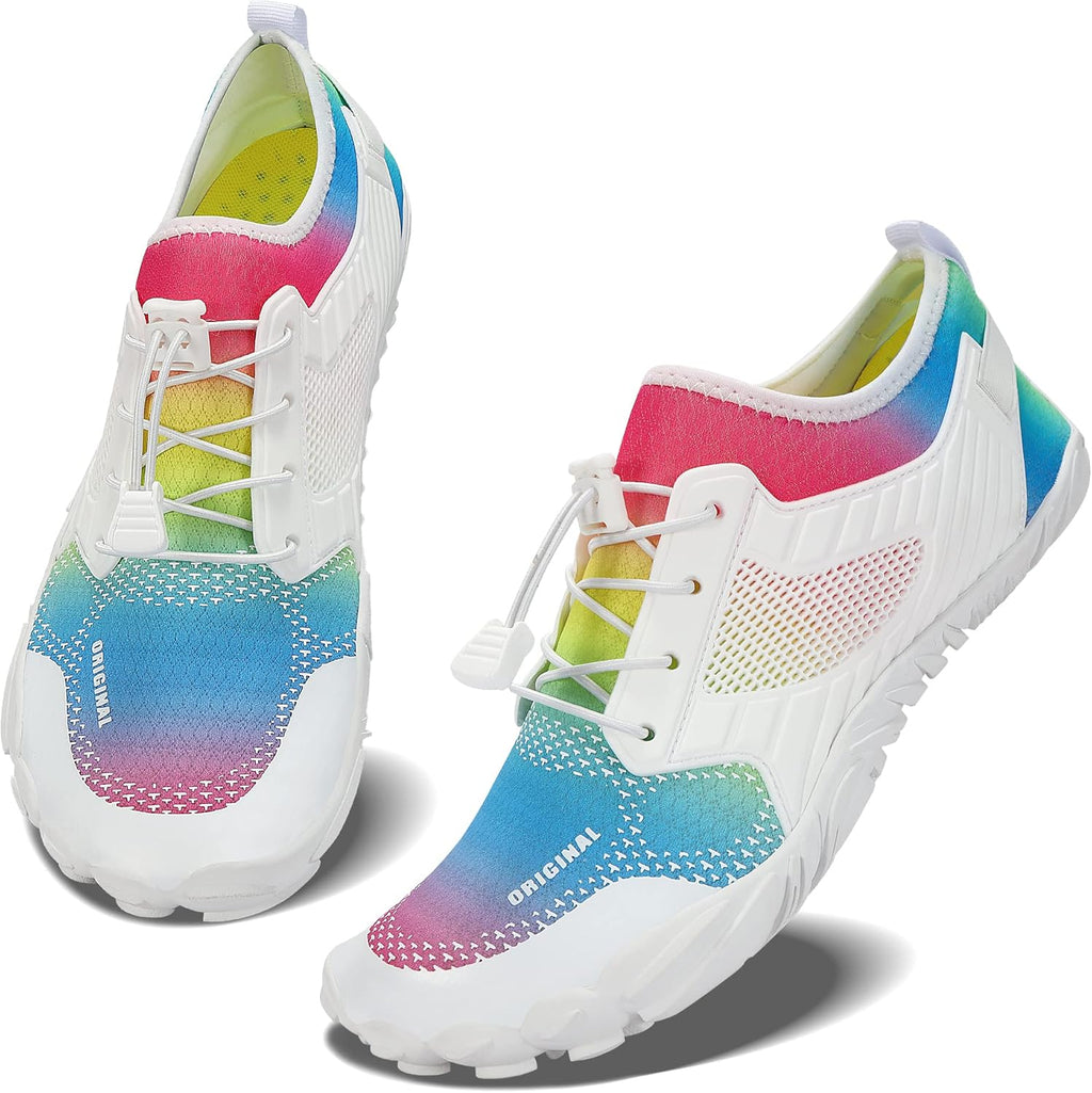 Men Women Water Sports Shoes Slip-On Quick Dry Aqua Swim Shoes for Pool Beach Surf Walking Water Park