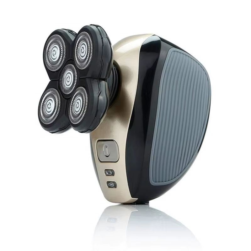 Elevate Your Grooming Game with the 5-in-1 Multifunctional Waterproof Electric Shaver for Men - Rechargeable, Portable, and Efficient!