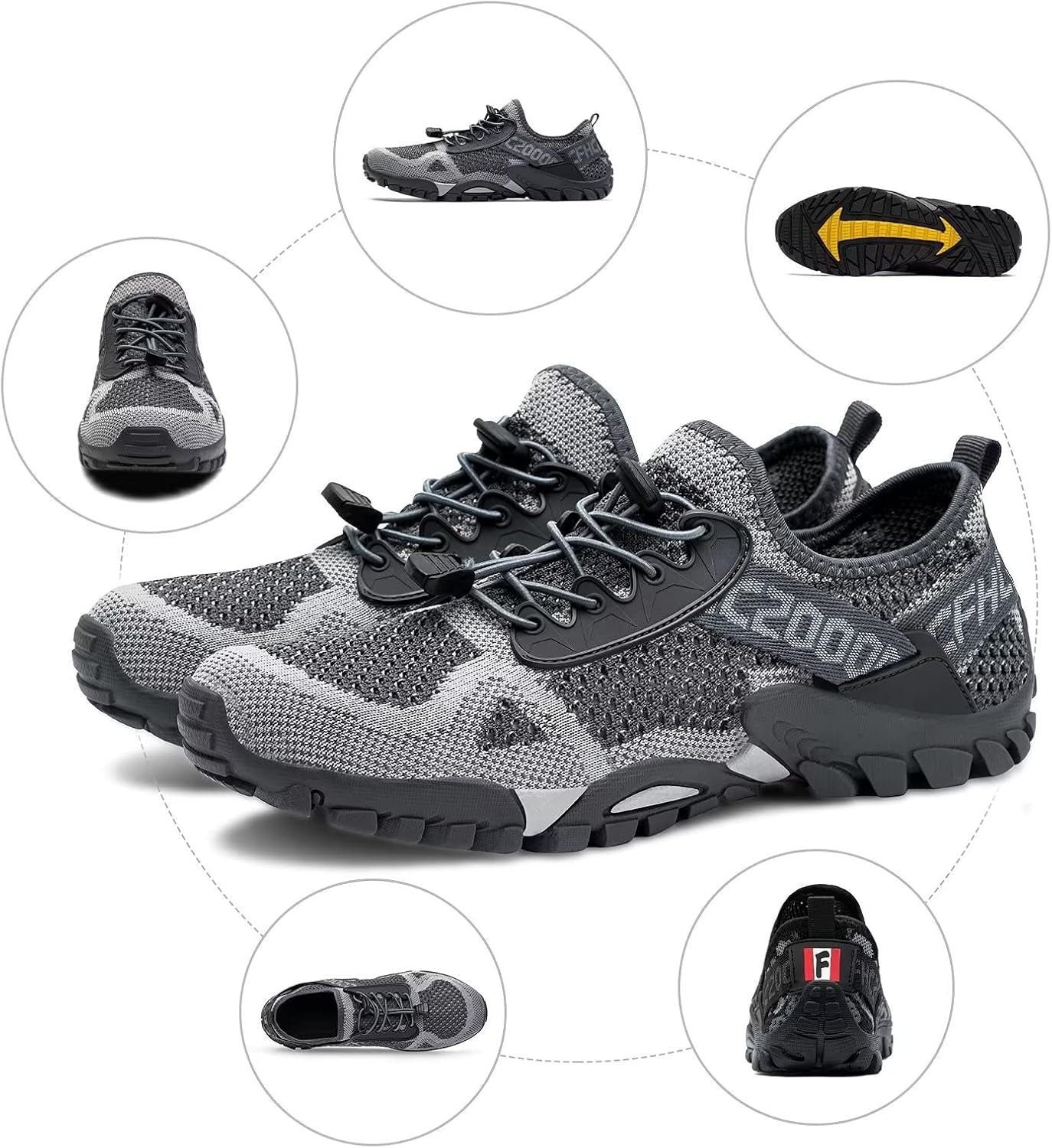 Water Shoes Women Men Quick Drying Swim Beach Aqua Shoes for Water Sport Diving Hiking Sailing Travel