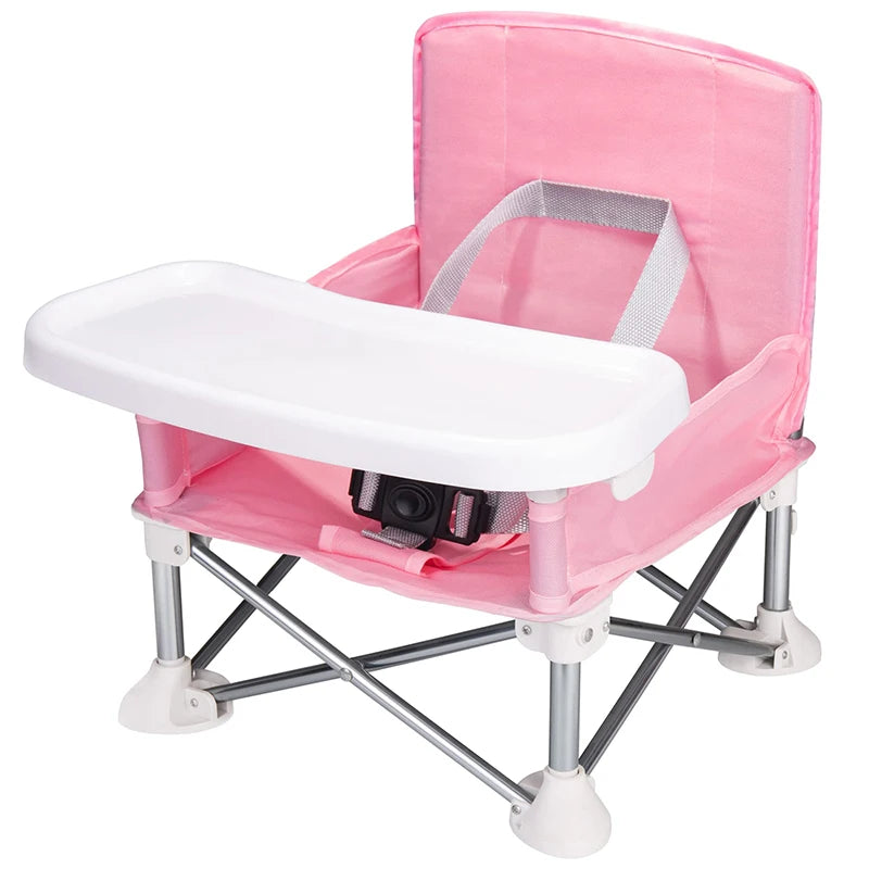 Comfortable and Convenient Baby Foldable Portable Dining Chair - Perfect for Beach and Camping Adventures!