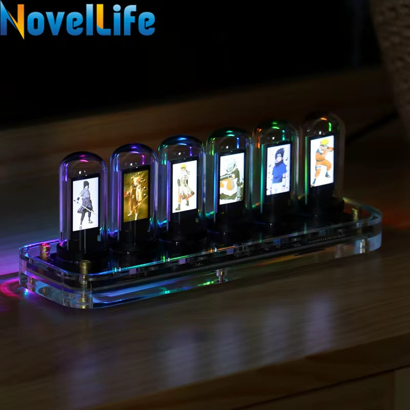 Illuminate Your Space with the SE Nixie Tube Clock Kit - A Creative Digital Calendar and Stopwatch with Gesture Control