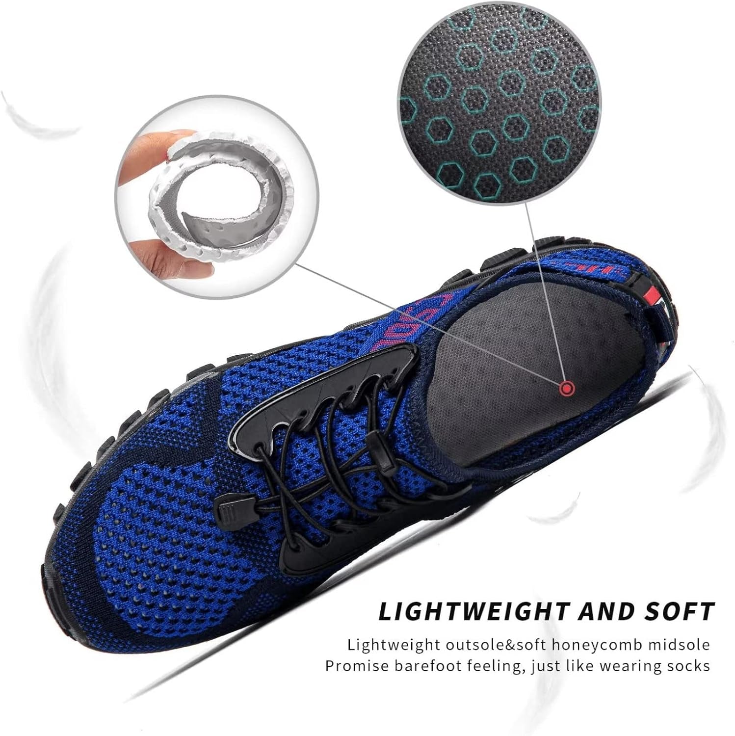 Water Shoes Women Men Quick Drying Swim Beach Aqua Shoes for Water Sport Diving Hiking Sailing Travel