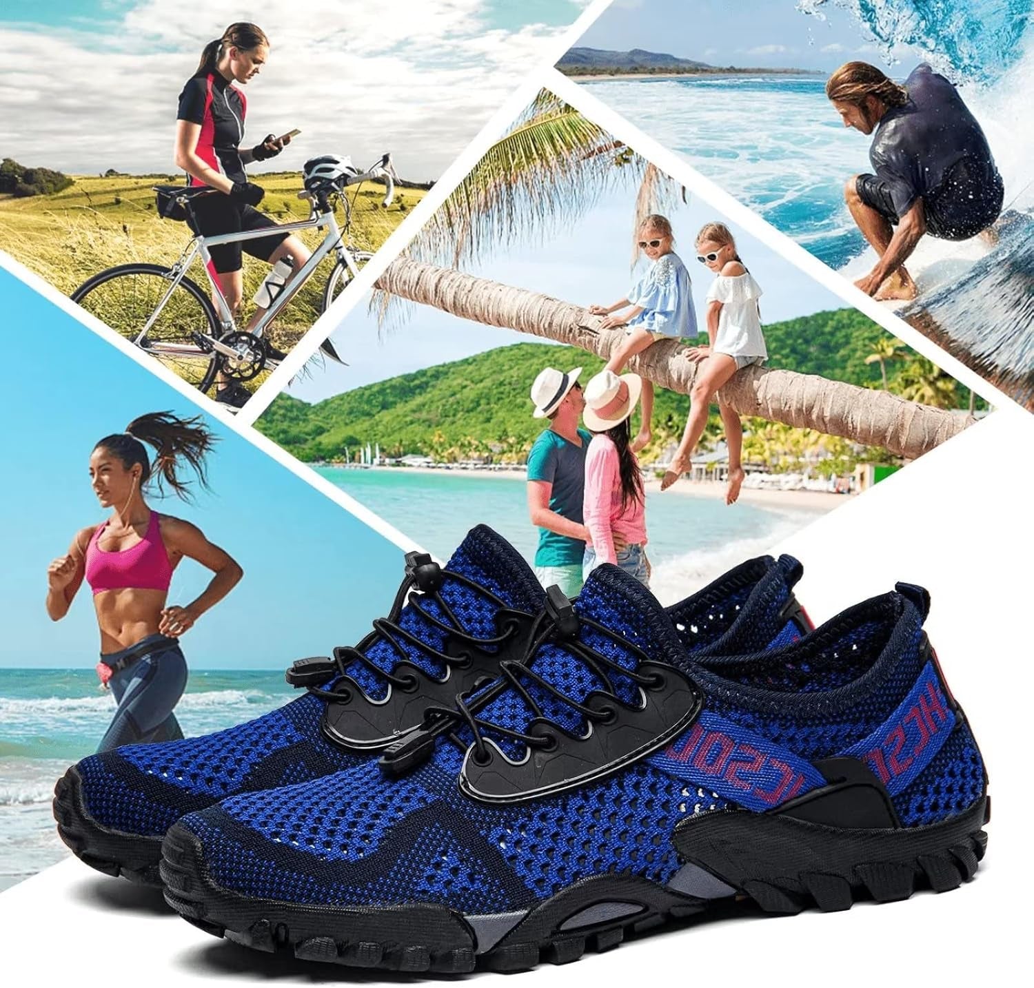 Water Shoes Women Men Quick Drying Swim Beach Aqua Shoes for Water Sport Diving Hiking Sailing Travel