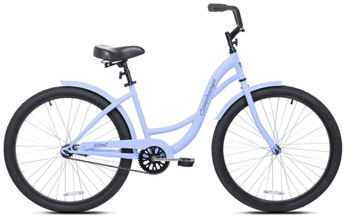 26"  Adult Ladies Seachange Beach Cruiser Bike, Periwinkle Blue