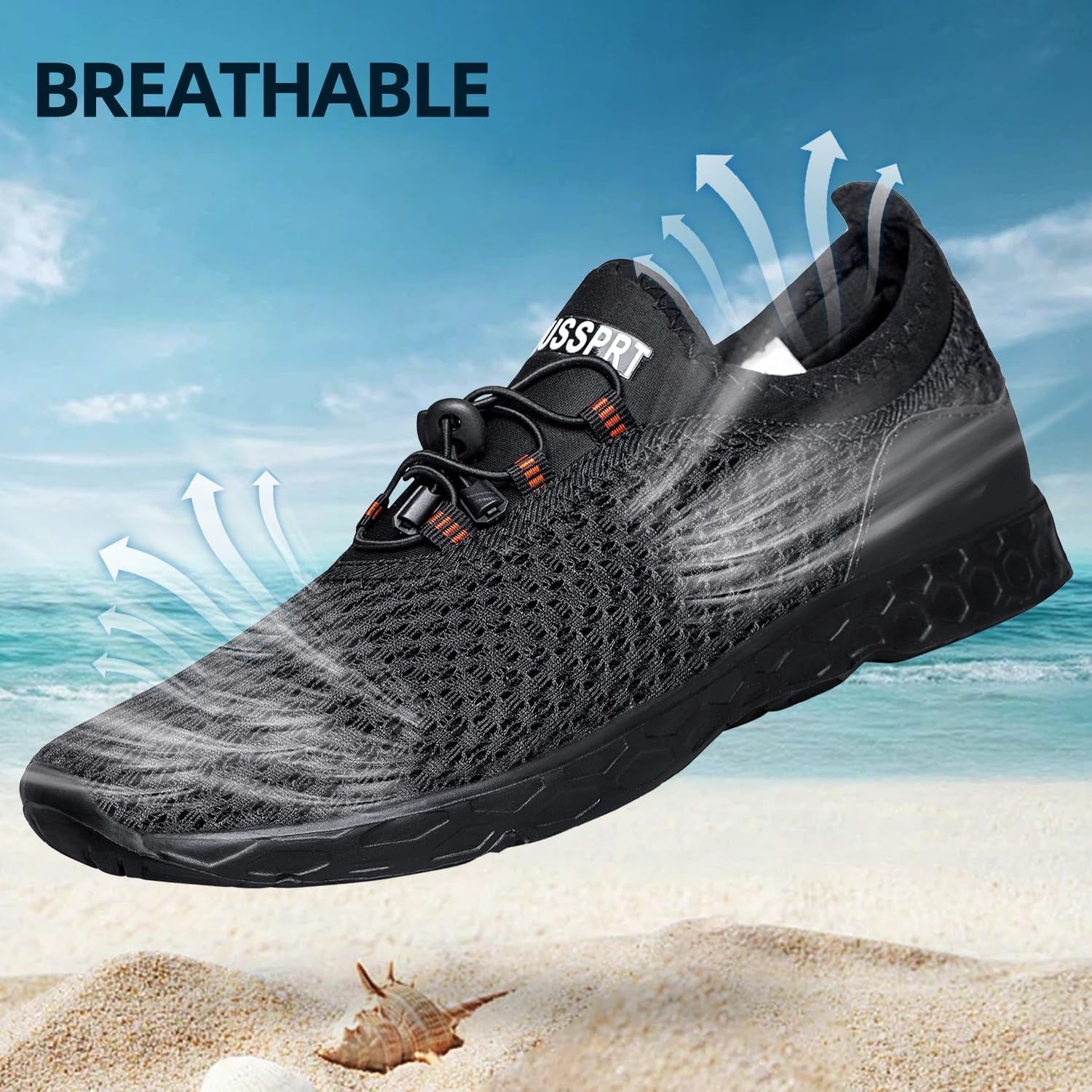 Men'S Water Shoes Quick Drying Sports Aqua Shoes