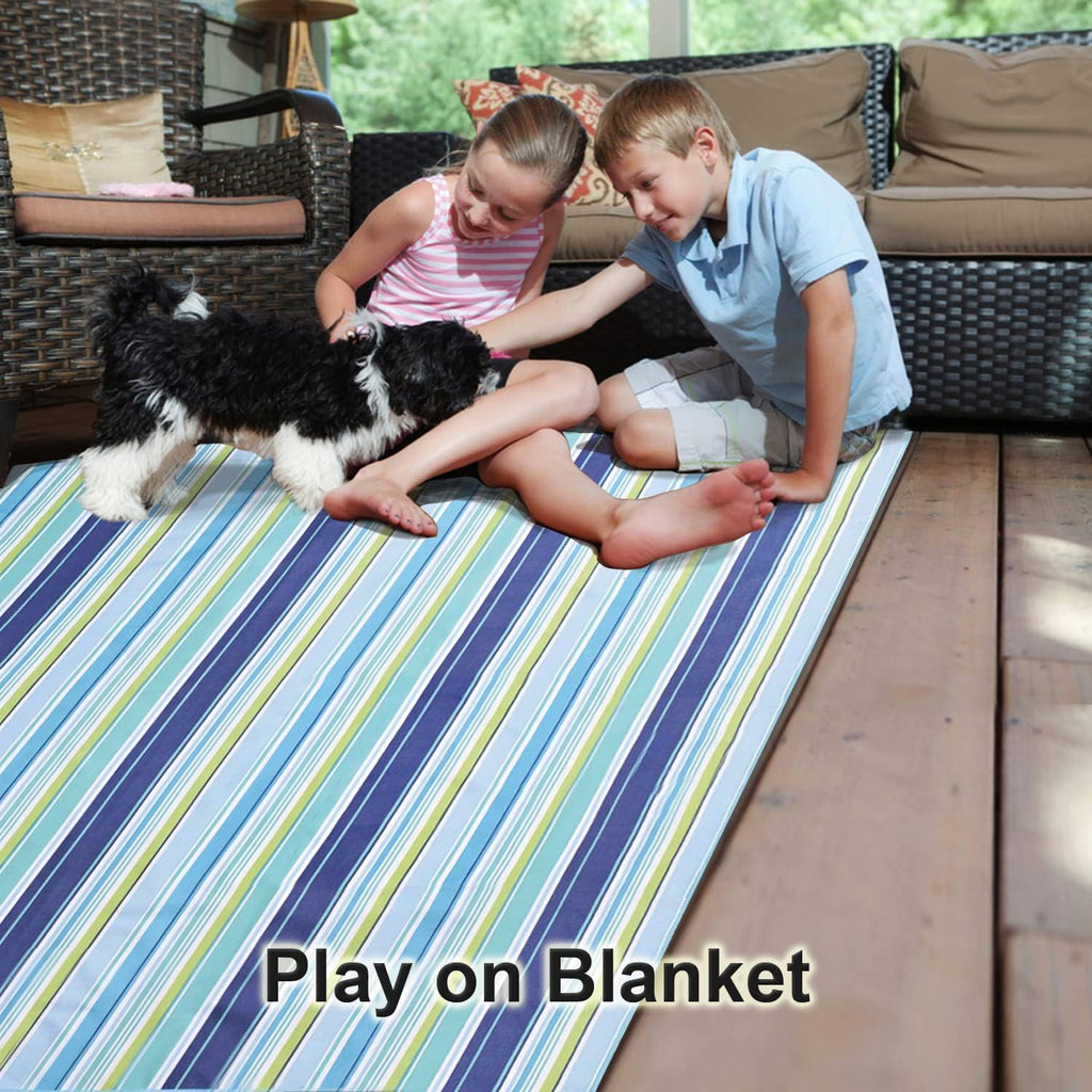 Beach Blanket Extra Large Picnic Blankets Sandproof Waterproof Outdoor Indoor Blanket Lightweight Handy Mat Portable Beach Mat for Camping Hiking Travel Park Grass