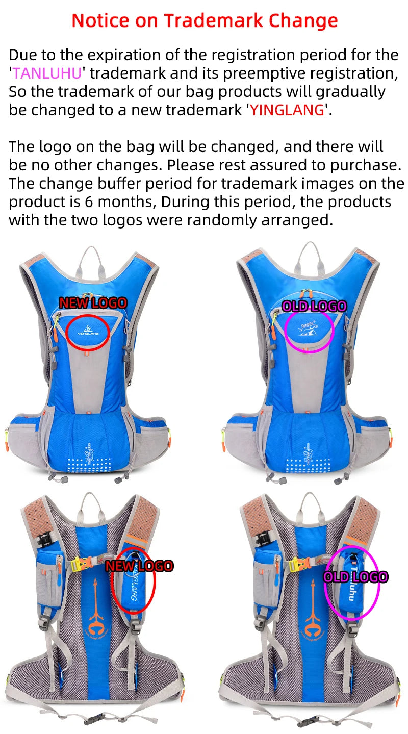 Ultimate Bike Cycling Backpack - Hydration Water Bag Knapsack for Running, Hiking, and Mountain Climbing - Waterproof Ultralight Rucksack in Multiple Colors