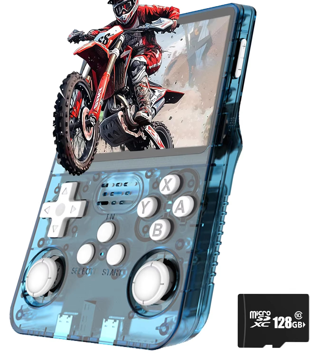 R36S Retro Handheld Game Console - Play 20,000 Classic Games on the Go with 3.5" HD Display and 3200mAh Battery