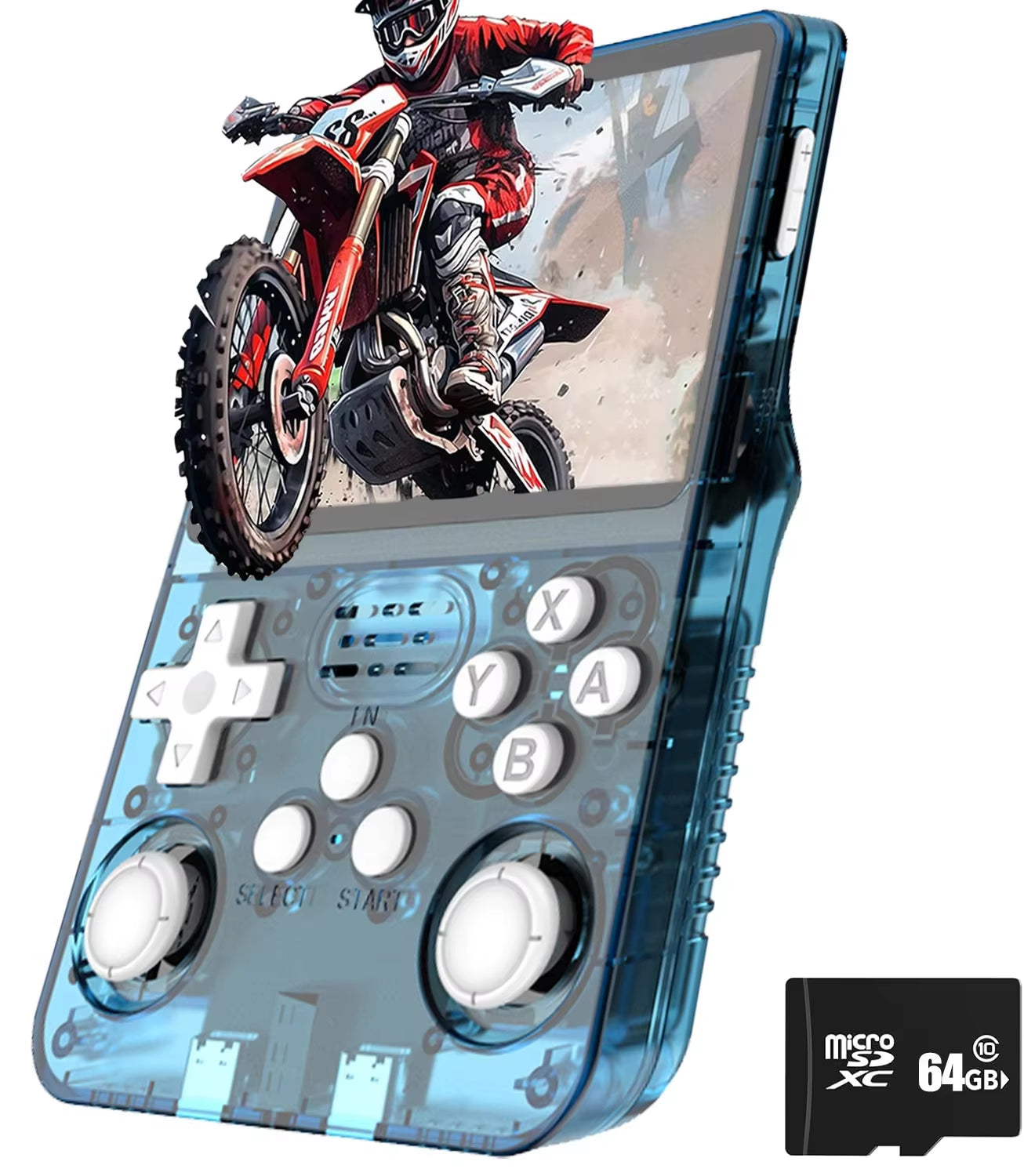 R36S Retro Handheld Game Console - Play 20,000 Classic Games on the Go with 3.5" HD Display and 3200mAh Battery