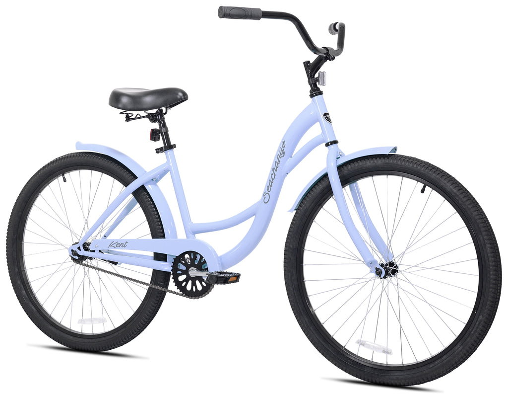 26"  Adult Ladies Seachange Beach Cruiser Bike, Periwinkle Blue