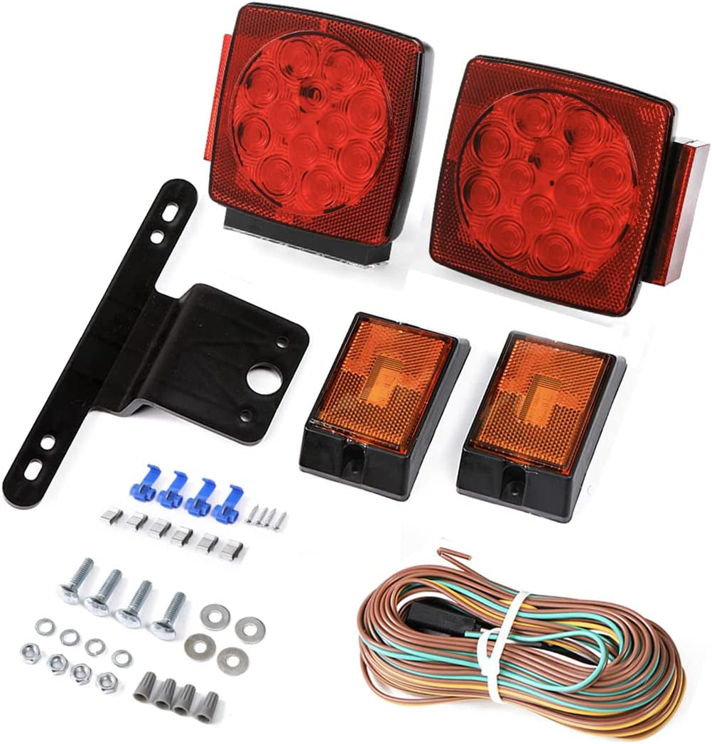 Upgrade Your Towing Experience with Our 12V Submersible LED Trailer Tail Light Kit – Waterproof & Versatile for Boats, Trucks, and More!