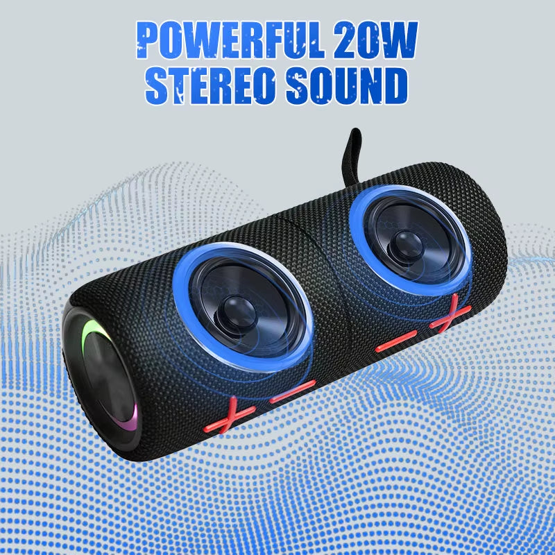 Experience Powerful Sound Anywhere with the 2-in-1 Magnetic Bluetooth Speaker - Waterproof & Splittable Design!