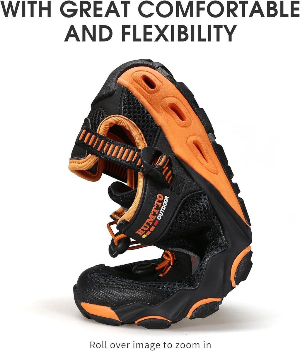 Men'S Amphibious Water Shoes - Hiking Sandals for Men Outdoor Water Sandal Closed Toe Non-Slip River Shoes Summer Quick Drying Aqua Shoe