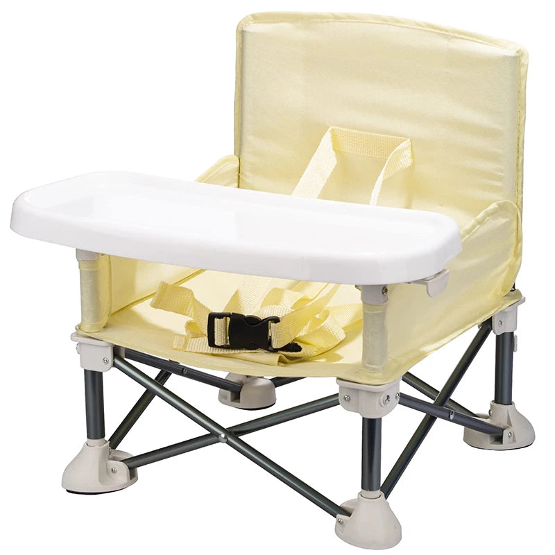 Comfortable and Convenient Baby Foldable Portable Dining Chair - Perfect for Beach and Camping Adventures!