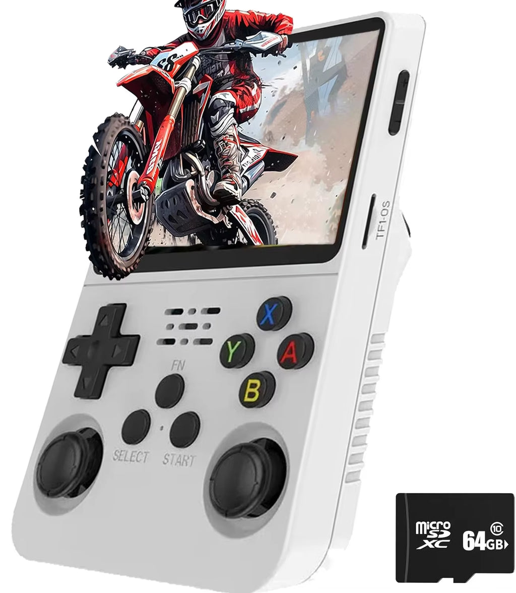 R36S Retro Handheld Game Console - Play 20,000 Classic Games on the Go with 3.5" HD Display and 3200mAh Battery