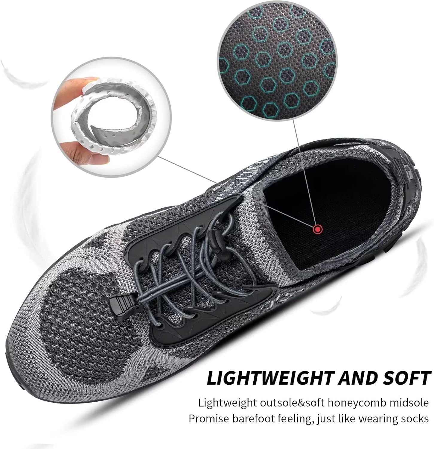 Water Shoes Women Men Quick Drying Swim Beach Aqua Shoes for Water Sport Diving Hiking Sailing Travel